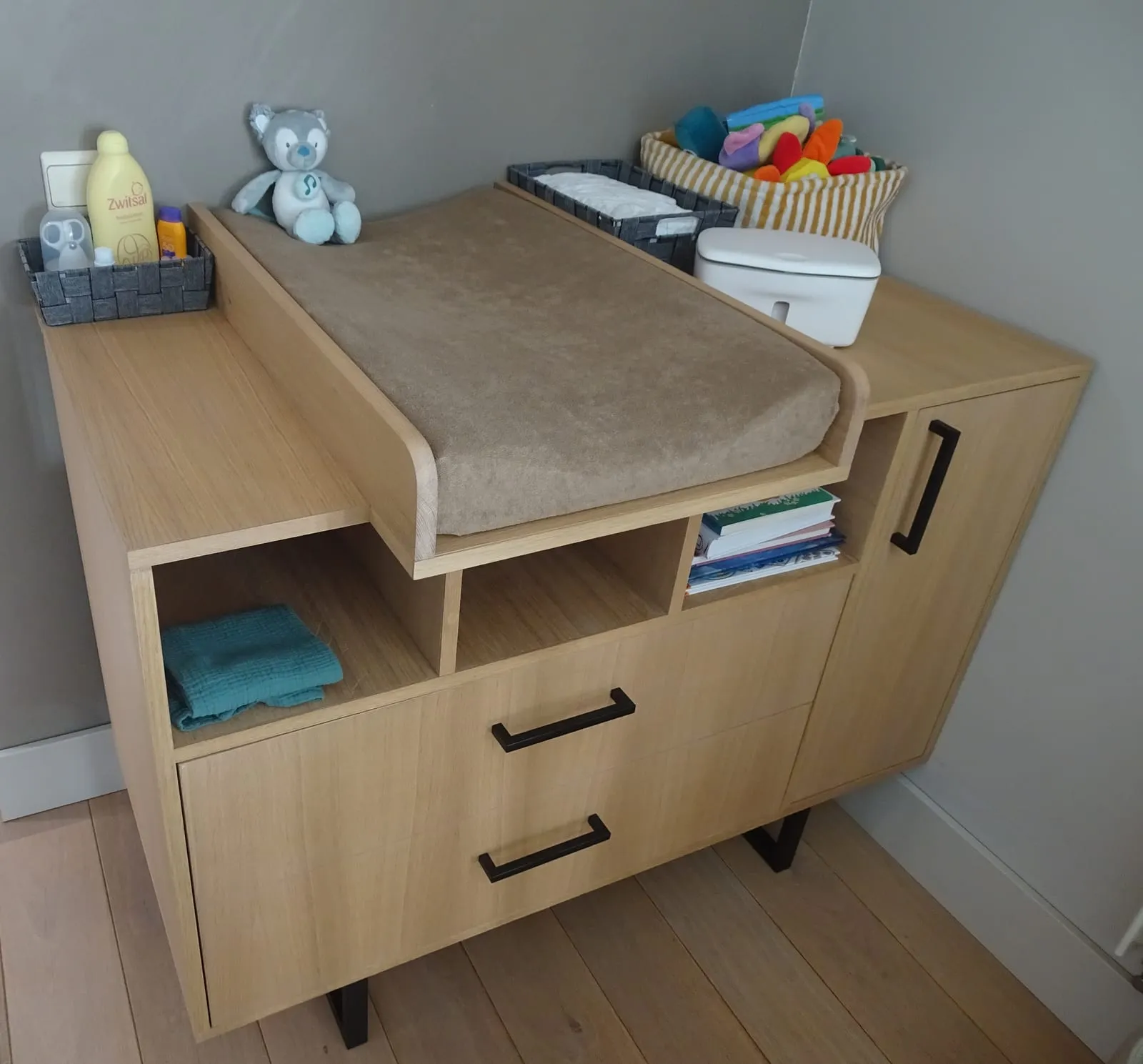 Oak Changing Table