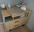 Oak Changing Table - 1